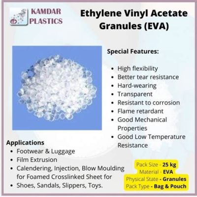  Éthylene-vinyl acetate: Un polymère polyvalent pour une résistance exceptionnelle !